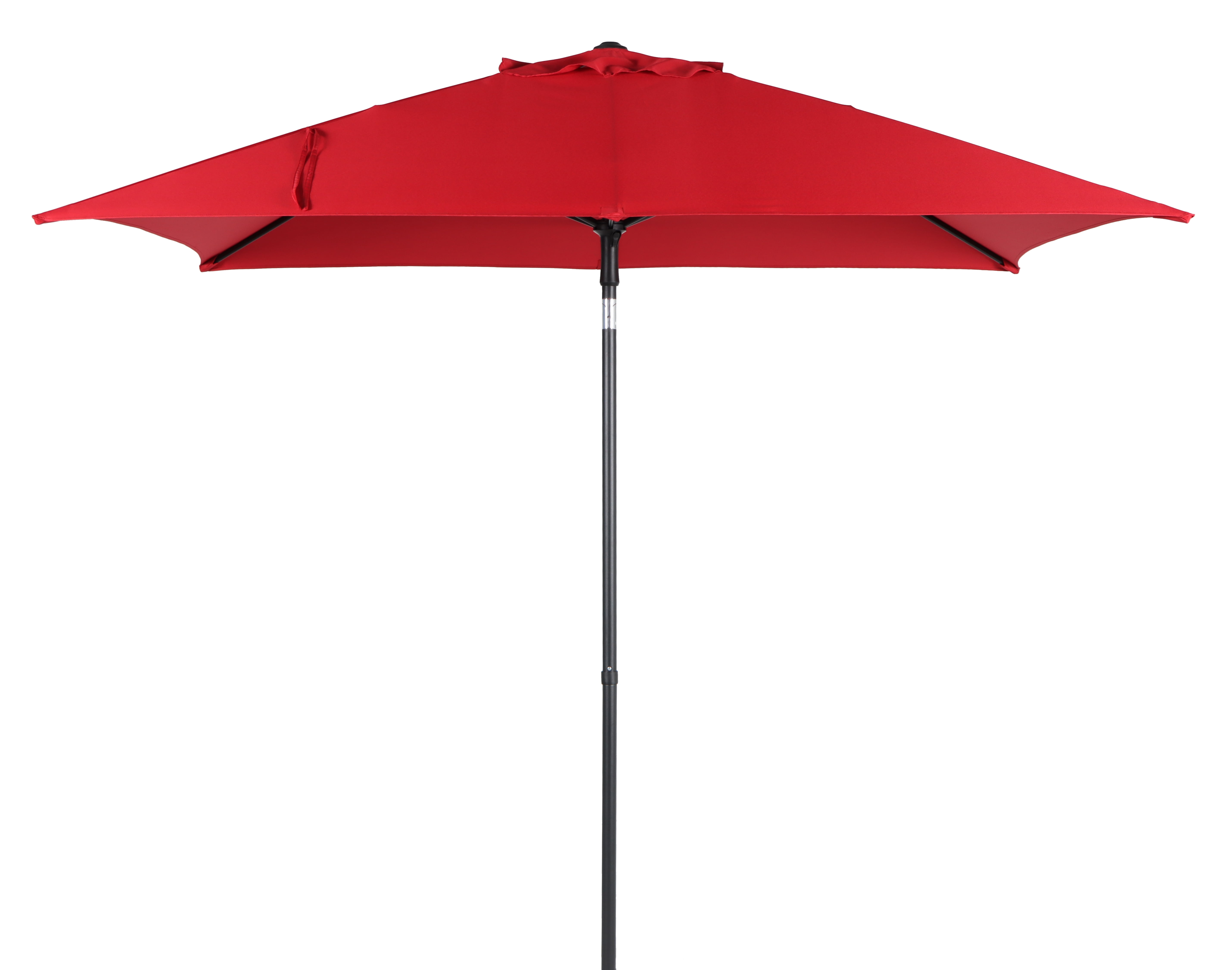 Mainstays 6' x 7.5' Rectangular Outdoor Market Patio Umbrella with Push