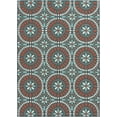 thumbnail image 1 of Mainstays 6' x 9' Multi Medallion Polypropylene Outdoor Area Rug, 1 of 6