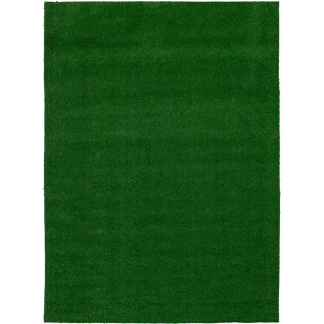 Mainstays 6'x9' Green Luxury Faux Grass Outdoor Area Rug