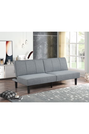 Studio 66 in Convertible Futon, Gray Upholstery