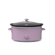 Mainstays 6 Quart Slow Cooker, Lilac Bloom, Model MS8400778514-09