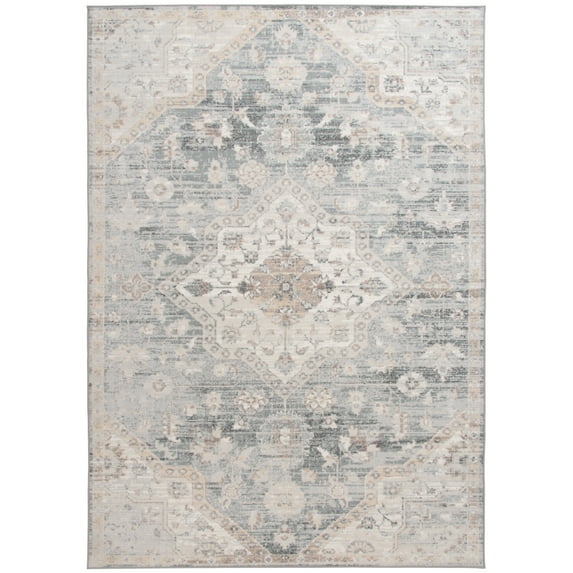 Mainstays Persian Medallion Indoor Area Rug, 7'10"x9'10"