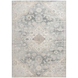 Garland Medallion 7 x 9 Indigo Indoor Solid Area Rug Garland Medallion 7 x 9 Indigo Indoor Solid Area Rug