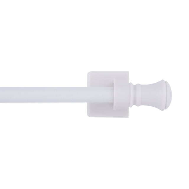 Mainstays 7/16" Single Curtain Rod, 1628", White