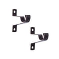 thumbnail image 1 of Mainstays Petite Café Metal Curtain Rod Mounting Brackets, Set of 2, Bronze Finish, 1 of 6