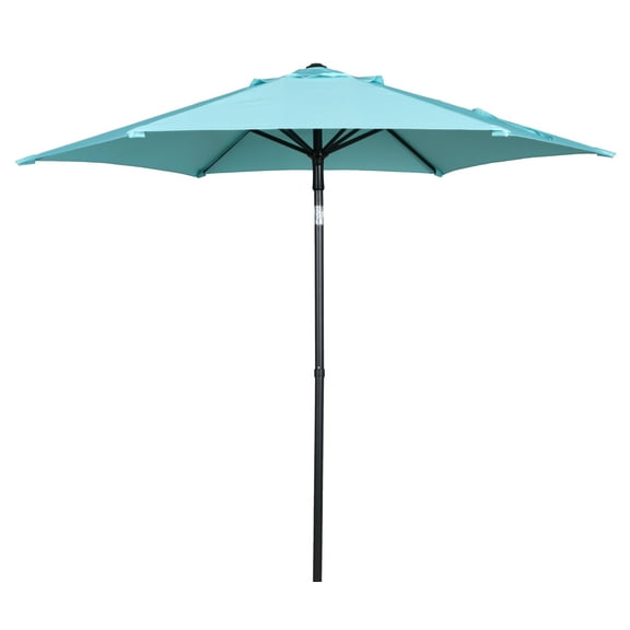 Mainstays 7.5' Aqua Push-up and Tilt Patio Umbrella