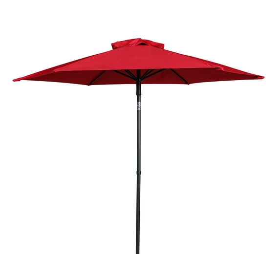 Mainstays 7.5' Red Push-up and Tilt Patio Umbrella