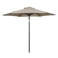 thumbnail image 1 of Mainstays 7.5' Tan Push-up and Tilt Patio Umbrella, 1 of 6