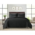 thumbnail image 1 of Mainstays All in One Lightweight Quilt Set and Sheet Set -7 Piece, Full, Black, 1 of 18