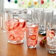 thumbnail interactive-video image 1 of Mainstays 7-Piece Clear Glass Pitcher and Drinkware Tumbler Set, 1 of 8