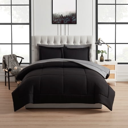 MAINSTAYS ALL IN ONE REVERSIBLE COMFORTER AND SHEET...