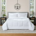 thumbnail image 1 of Mainstays All in One Reversible Comforter and Sheet set- 7 Piece, Full, White, 1 of 17