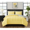 thumbnail image 1 of Mainstays 7 Piece Reversible Bed in a Bag Comforter Set with Sheets, Yellow, Queen, 1 of 6
