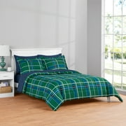 Mainstays All in One Reversible Comforter and Sheet set- 5 Piece, Twin, Black