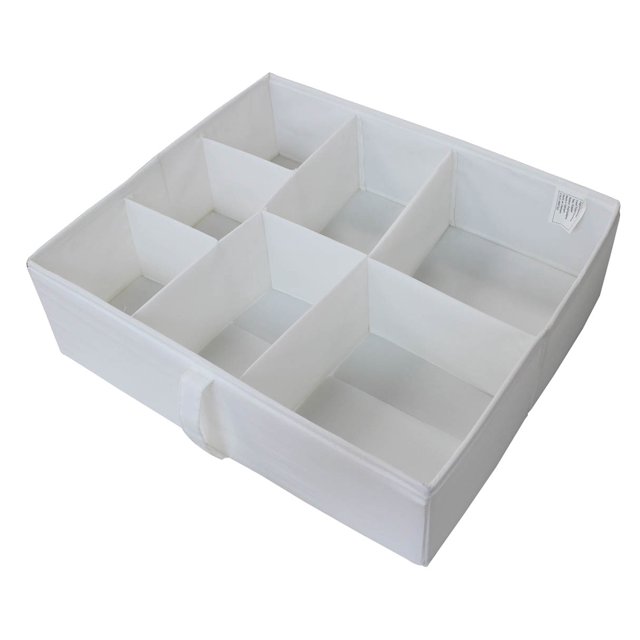Mainstays 7Section Drawer Organizer, White