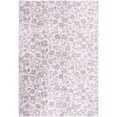 thumbnail image 1 of Mainstays Lavender Floral Faux Fur Indoor Area Rug, 7'x10', 1 of 8