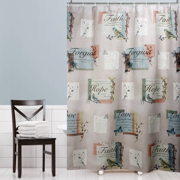 CYYI Better Homes & Gardens Super Heavyweight 14-Gauge Vinyl Shower Curtain or Liner, Clear