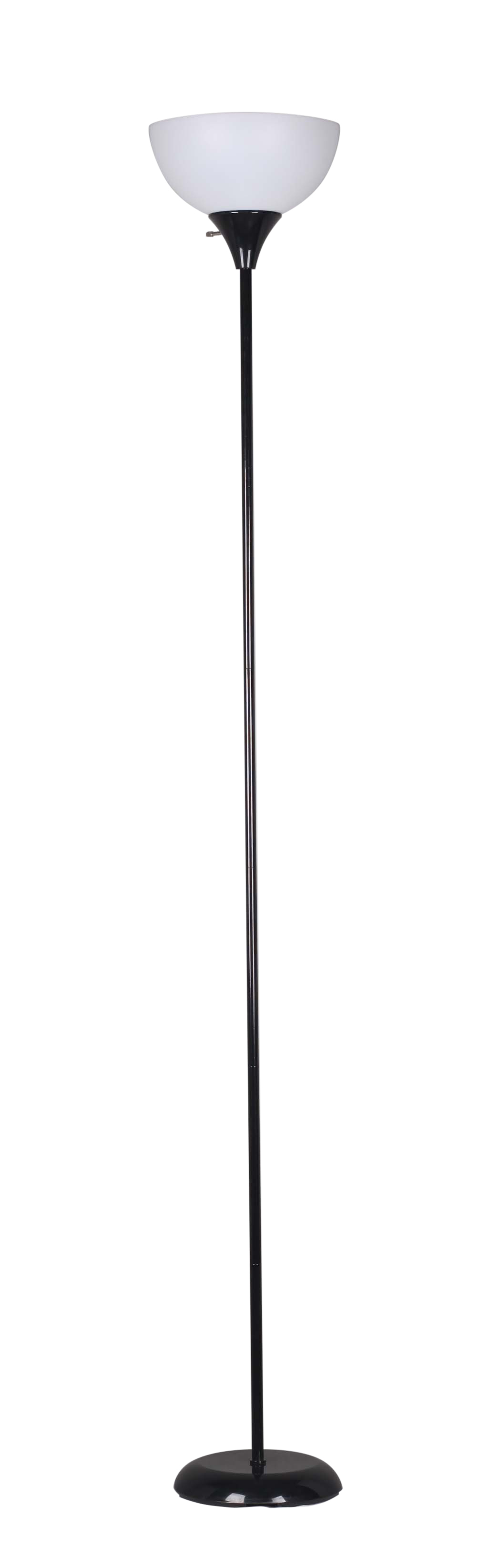 Mainstays 71" Floor Lamp, Black, Plastic, Modern, Perfect for Home and Office Use - image 1 of 9