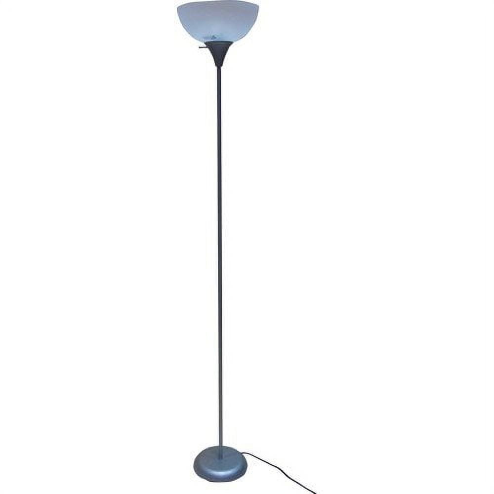 Mainstays 71 Floor Lamp, Silver (1)