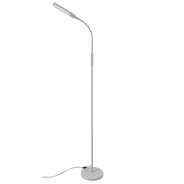 Mainstays 71" Modern Adjustable Touch Control Gray LED Floor Lamp
