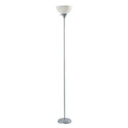 Mainstays 71" Silver Floor Lamp, Modern Design