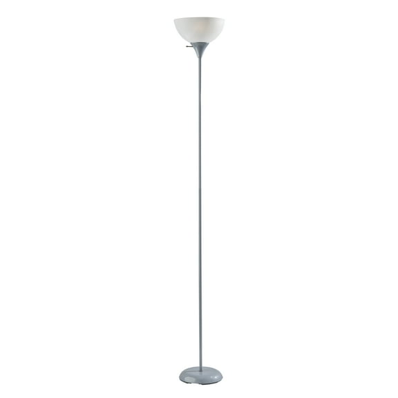 Mainstays 71" Silver Floor Lamp, Modern Design