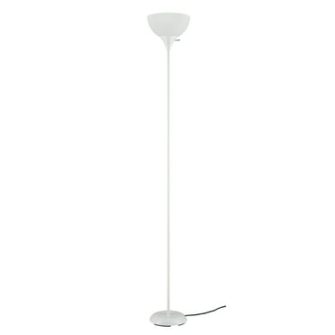Mainstays 71" White Floor Lamp, Modern Design