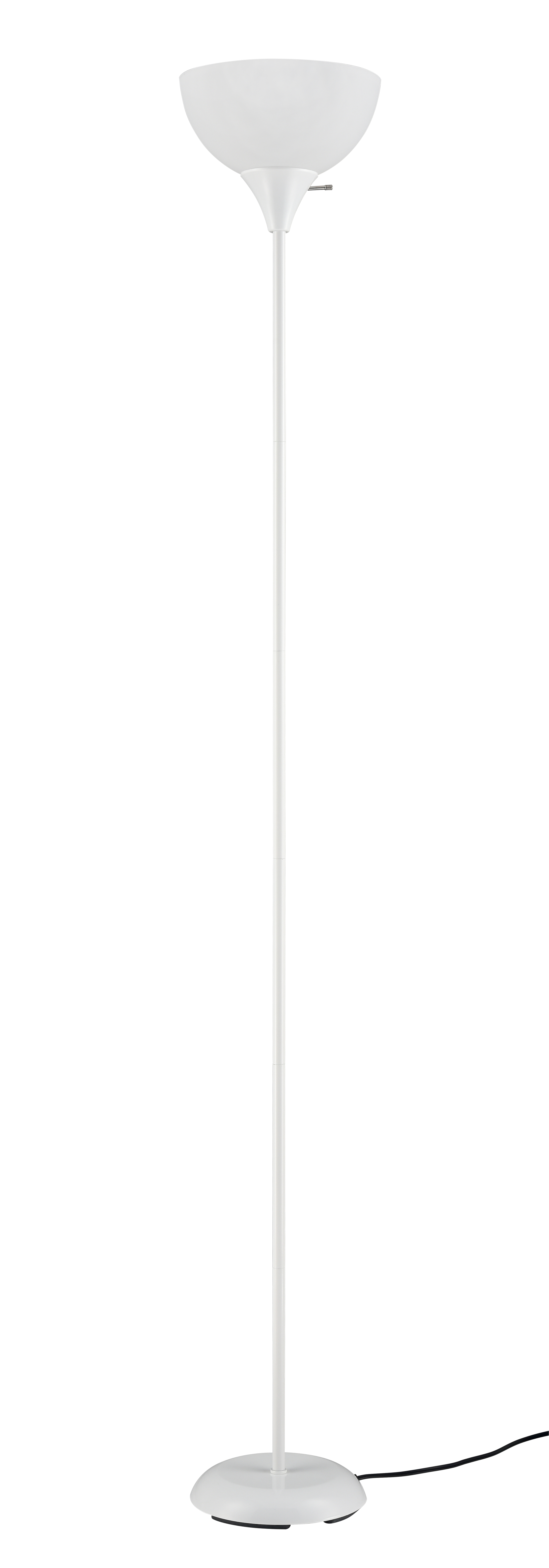 MAINSTAYS 71″ MODERN WHITE FLOOR LAMP WITH 3-WAY...