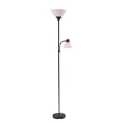 Mainstays 72" Black Combo Floor Lamp with Modern Reading Lamp