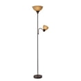 thumbnail image 1 of Mainstays 72'' Brown Combo Floor Lamp with Reading Light, Modern Design, 1 of 8