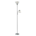 thumbnail image 1 of Mainstays 72‘’ Silver Combo Floor Lamp With Reading Lamp, Modern Design, 1 of 7