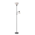 thumbnail image 1 of Mainstays 72‘’ Gray Combo Floor Lamp With Reading Lamp, Modern Design, 1 of 9