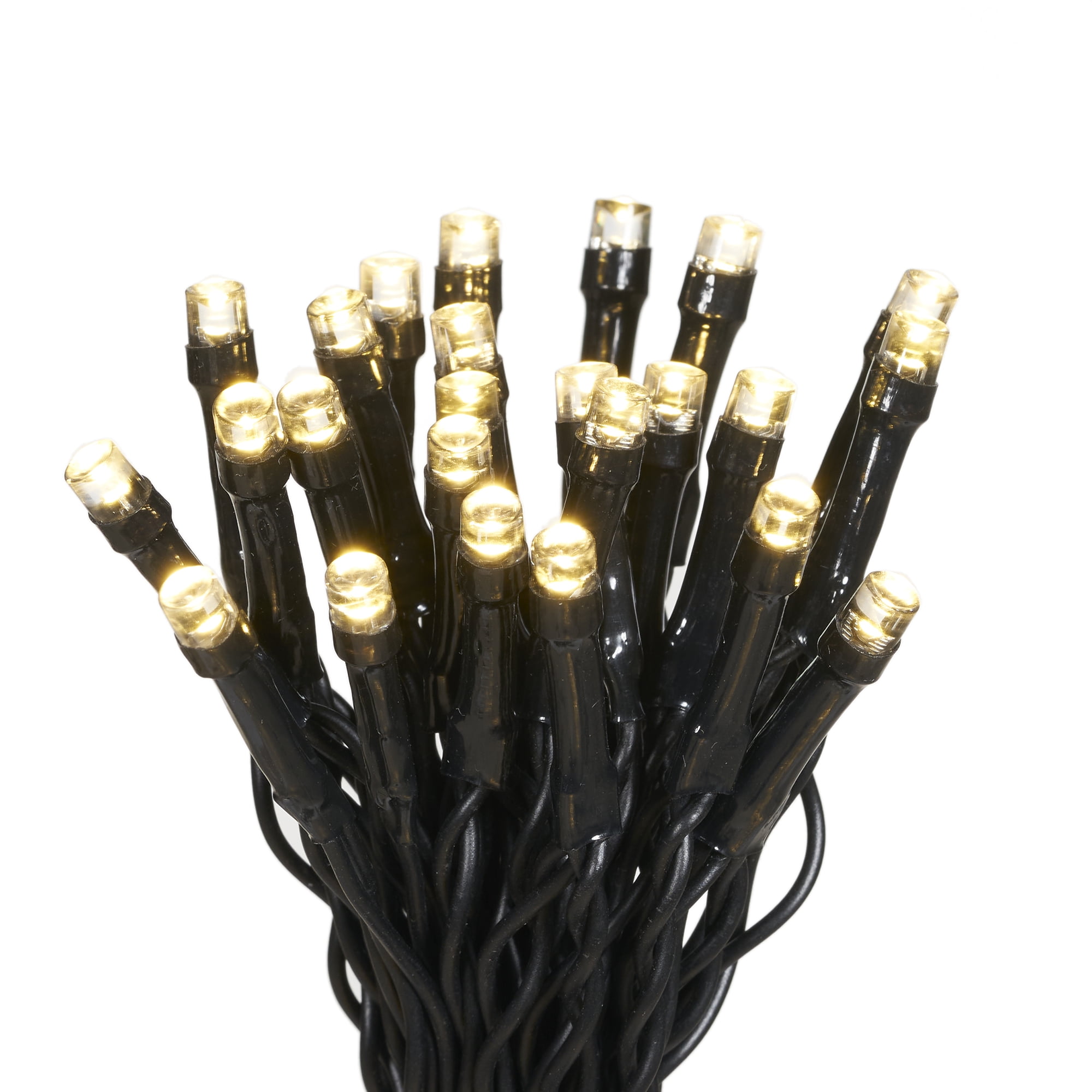 Mainstays 72count Solar Powered Warm White LED Patio Umbrella Lights