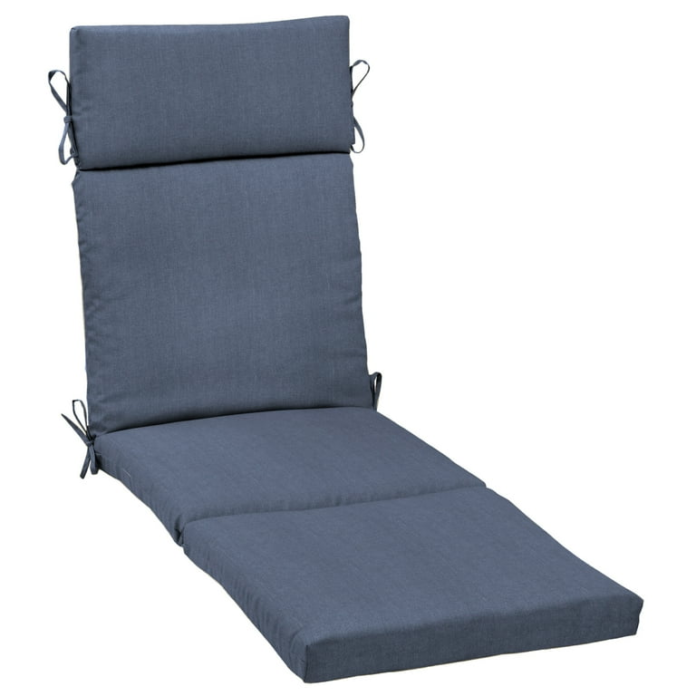 Mainstays 72 x 21 Indigo Blue Rectangle Chaise Lounge Cushion 1 Piece Walmart