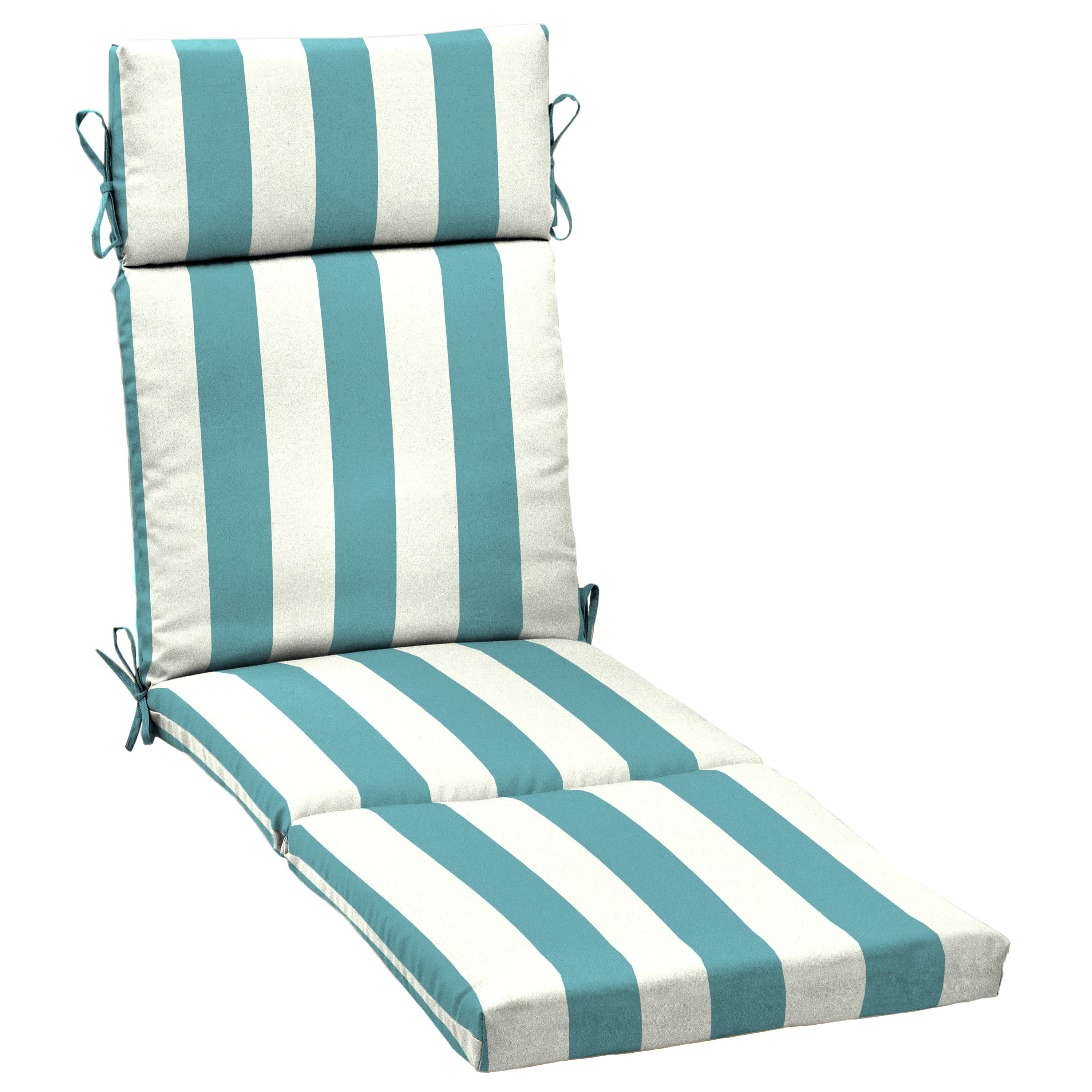 Mainstays 44 x 21 Turquoise Medallion Rectangle Outdoor Chair Cushion, 1  Piece 