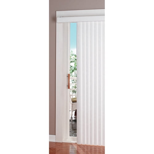 Mainstays 78" x 84" Room Darkening Embossed Vertical Blinds, 1 Each