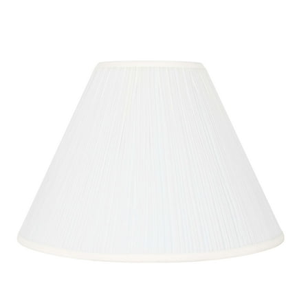 Mainstays 7x18x13" Empire Off-White Pleated Lamp Shade
