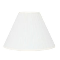 Mainstays 7x18x13" Empire Off-White Pleated Lamp Shade