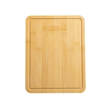 Mainstays 8.5" x 11" Non-Slip Bamboo Cutting Board, 100% Natural Bamboo Color, with Juice Groove