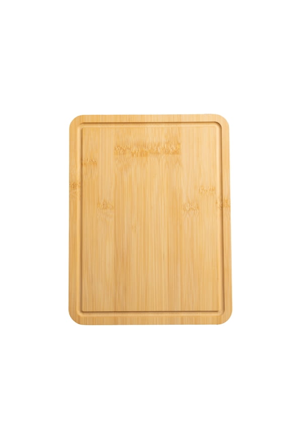 Bamboo Cutting Board, 8.5” x 11”, with Juice Groove and Non-Slip Feet