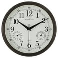 thumbnail interactive-video image 1 of Mainstays 8.75" Indoor/Outdoor Antique Bronze Round Arabic Analog Wall Clock, 1 of 8