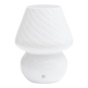 Mainstays 8" Color-Changing Mushroom Accent LED Lamp, White Stripe