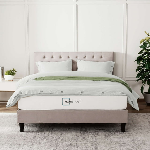 Mainstays 8” Green Tea Infused Memory Foam Mattress, Full