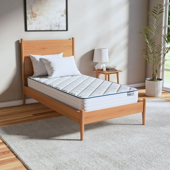 Mainstays 8" Pocket Spring Hybrid Bed Mattress in a Box, Medium Firm Twin