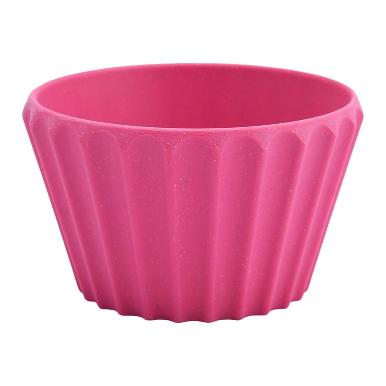 Mainstays 8oz Bamboo Melamine Mini Bowl, Fuchsia, Durable Plastic - Main Image