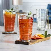 Mainstays Gallant Glass Drinkware Set, 16.2 oz, 8-Piece