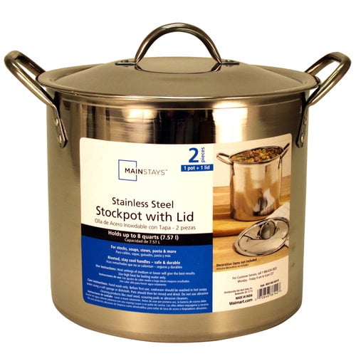 Mainstays 8 Quart Stock Pot