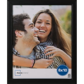 Mainstays 8 x 10 Black Step Program Tabletop Picture Frame
