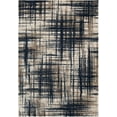 thumbnail image 1 of Mainstays 8'x10' Crosshatch Navy Shag Indoor Area Rug, 1 of 8
