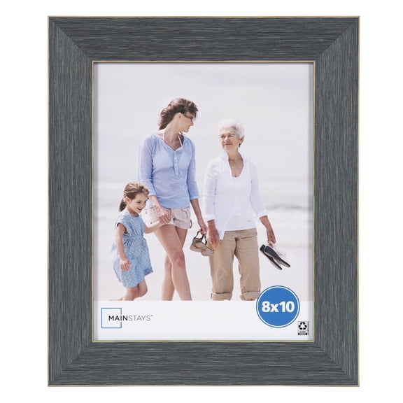 Mainstays – 8x10 Picture Frame – Chambray Blue Tabletop Photo Frame